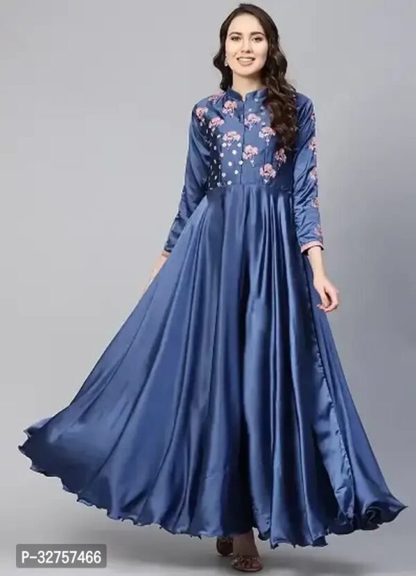 Blend Stitched Anarkali Gown