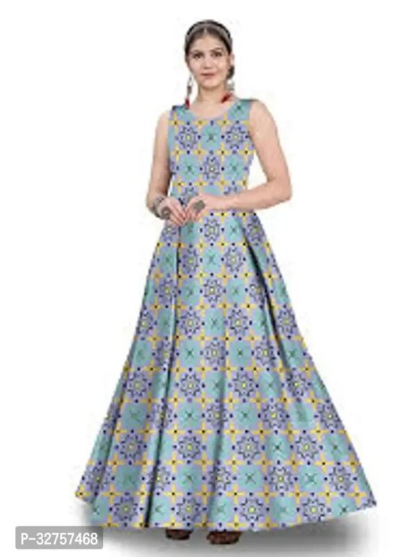 Blend Stitched Anarkali Gown