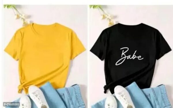 T-Shirts For Women Pack Of 2