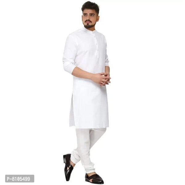 Seawind Men's Cotton Straight Kurta Pyjama Set (XXXL (42), WHITE)