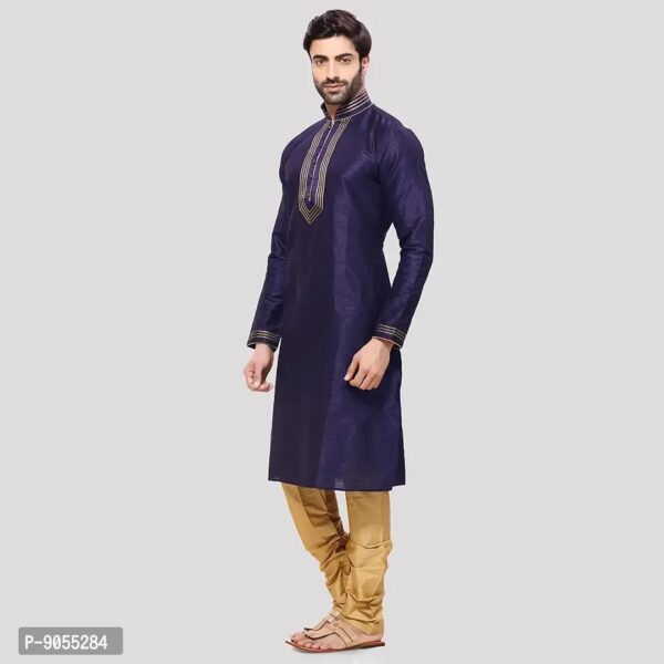 RG Designers Men's Voilet Kurta Pyjama