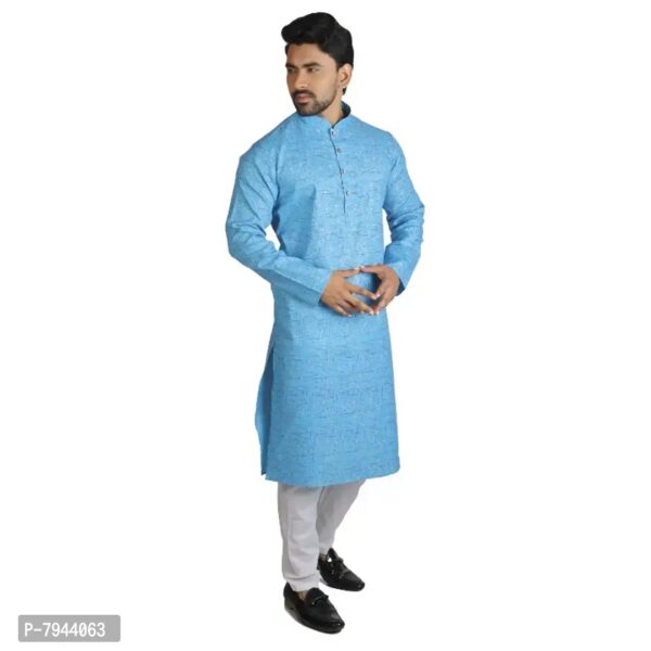 Men Magic Print Kurta Pyjama set