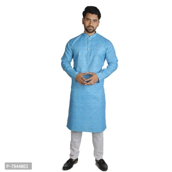 Men Magic Print Kurta Pyjama set