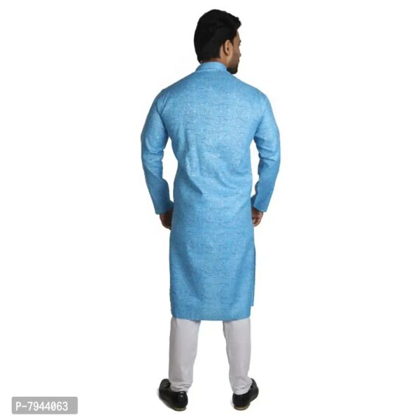 Men Magic Print Kurta Pyjama set