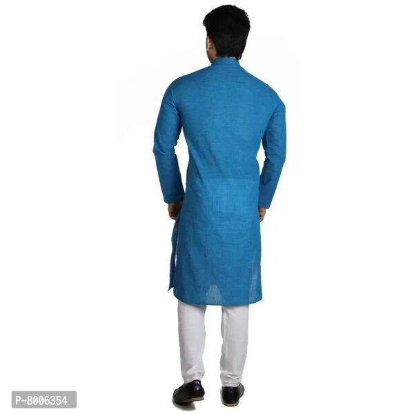 RIGAL Men's Cotton Slub Design Kurta Pyjama Set