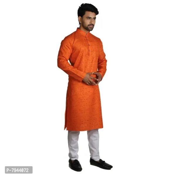 Men Magic Print Kurta Pyjama set