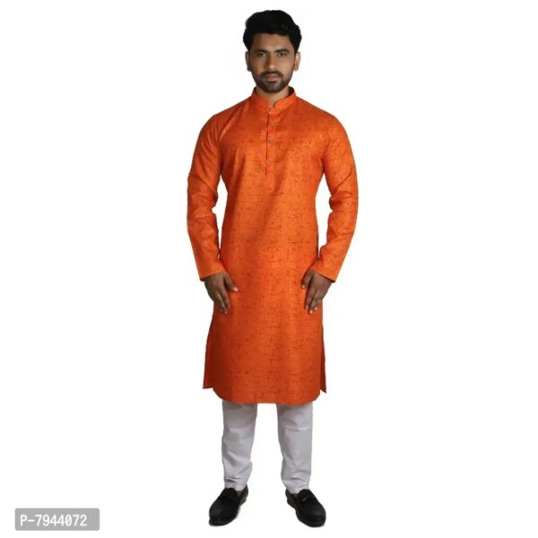 Men Magic Print Kurta Pyjama set