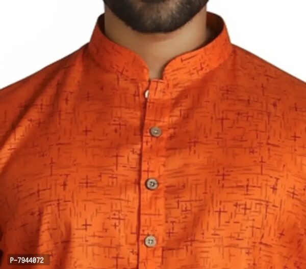 Men Magic Print Kurta Pyjama set