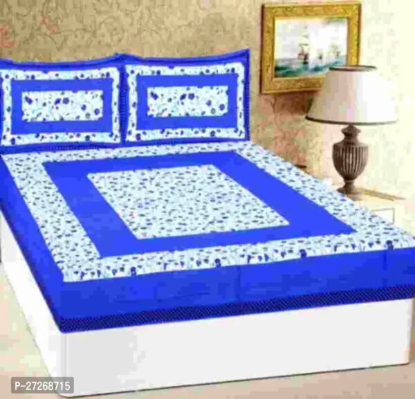 Fancy Cotton Printed Bedsheet with 2 Pillow Covers