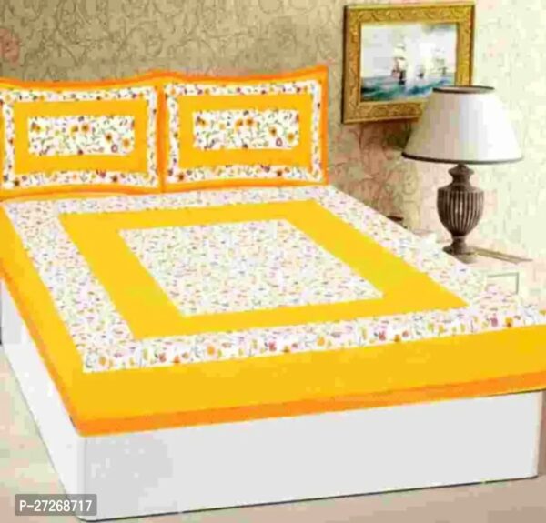 Fancy Cotton Printed Bedsheet with 2 Pillow Covers