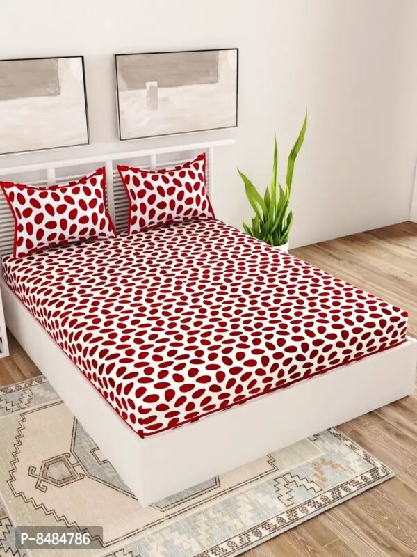 Trendy Cotton Double BedSheet With 2 Pillow Cover