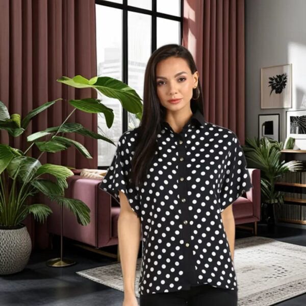 ABODA Polka Doted Women Shirt