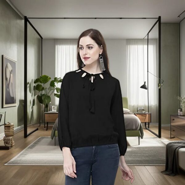 LS Fabric:Cotton:Color:Black #Stylish Shirt ZZ